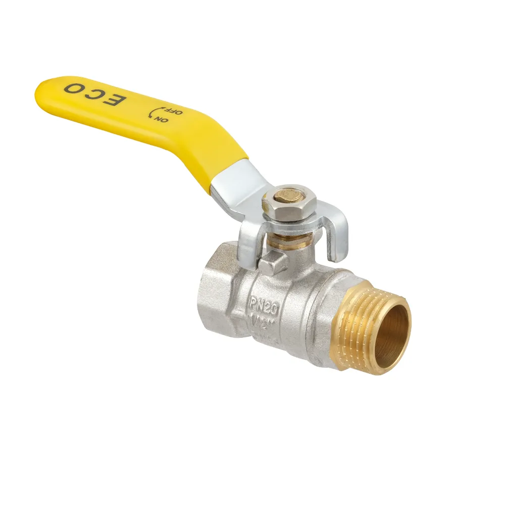 Кран кульовий ЭКО PN20 ЗВ 1/2" EKH-11-Y ручка