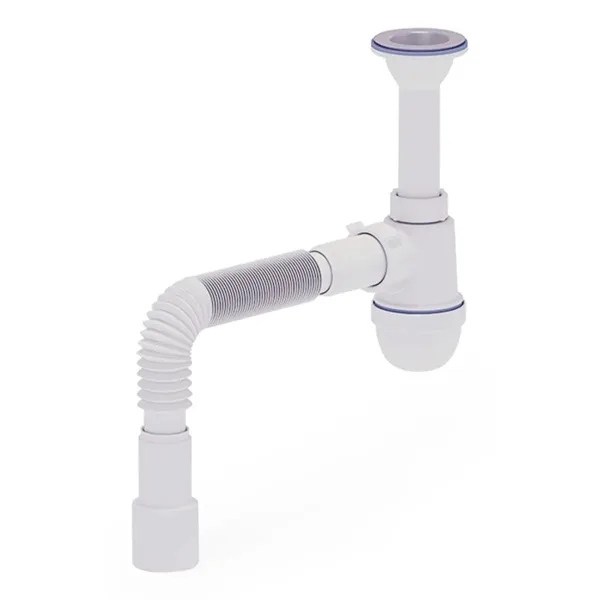 Сифон універсальний Ani Plast 1 1/2 "х40 з гнучкою трубою 40×50 З 05 15