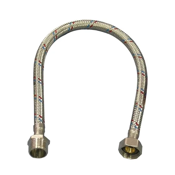 Підводка гнучка д/води 1/2"х1/2"нв 1,0 м HLV Flex лат