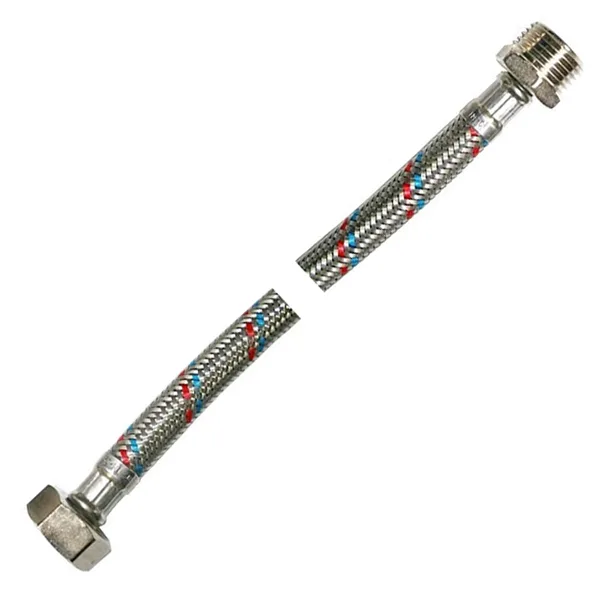 Підводка гнучка д/води 1/2"х1/2"нв 3,0 м HLV Flex лат