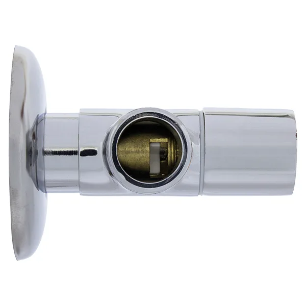 Кран кутовий з керамічним запірним елементом Raftec PN10 ЗЗ 1/2"x1/2" VKE6001