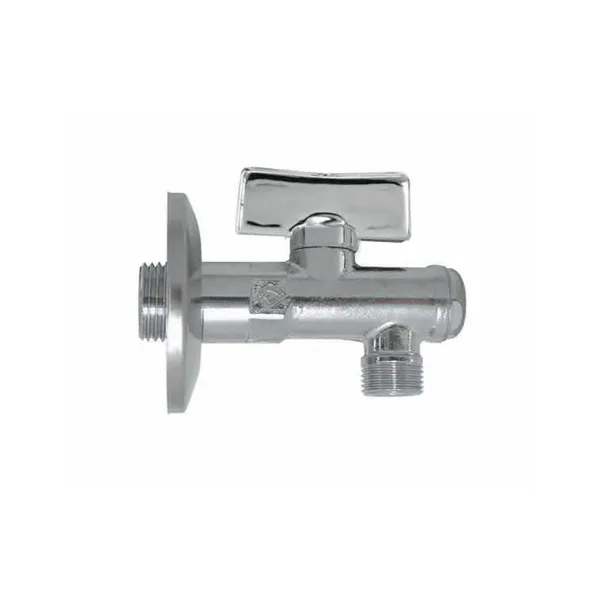Кран приладовий кульовий кутовий з фільтром Bugatti 1/2 "x1/2"