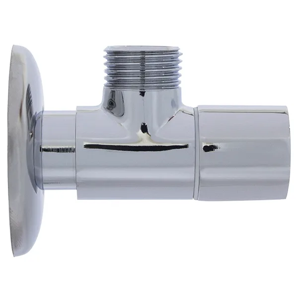 Кран кутовий з керамічним запірним елементом Raftec PN10 ЗЗ 1/2"x3/4" VKE6002