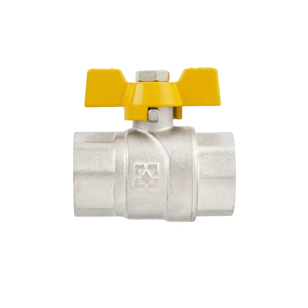 Кран кульовий Raftec YELLOW DN20 (3/4’’) ВВ метелик GRB2