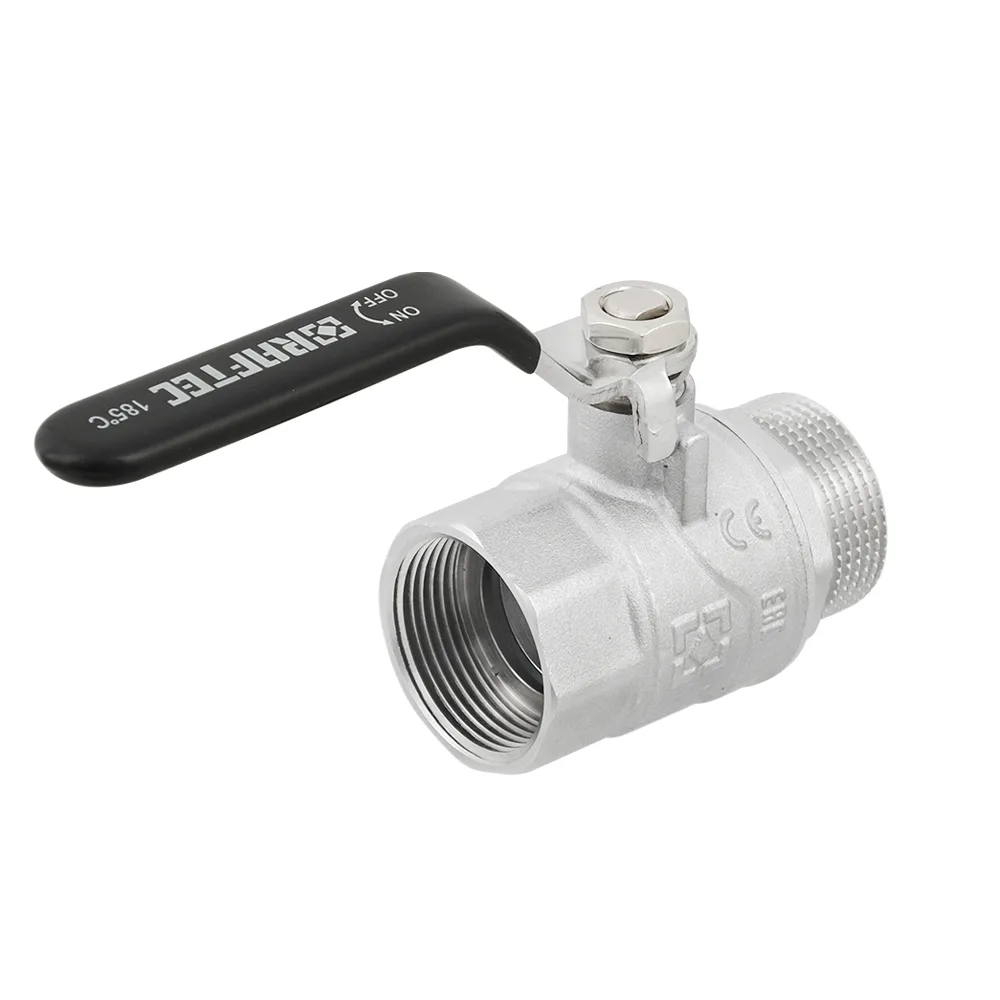 Кран кульовий Raftec BLACK PN30 ВЗ 1 1/4" ручка DRH41