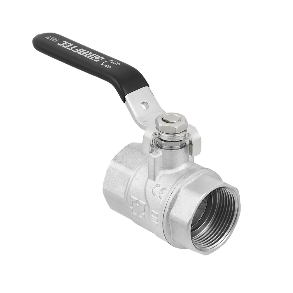 Кран кульовий Raftec BLACK PN20 ВВ 1 1/4" ручка DRH4