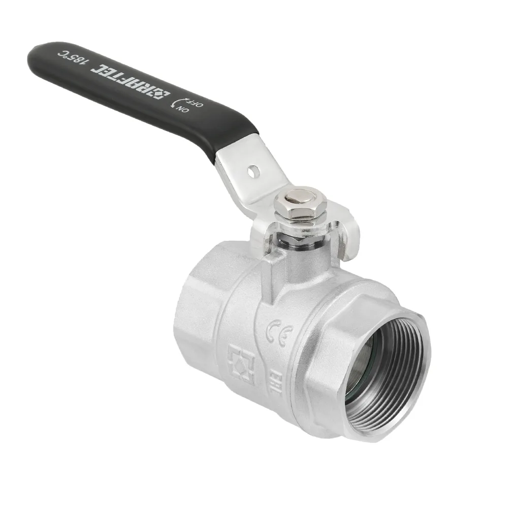 Кран кульовий Raftec BLACK PN30 ВВ 1 1/2" ручка DRH5