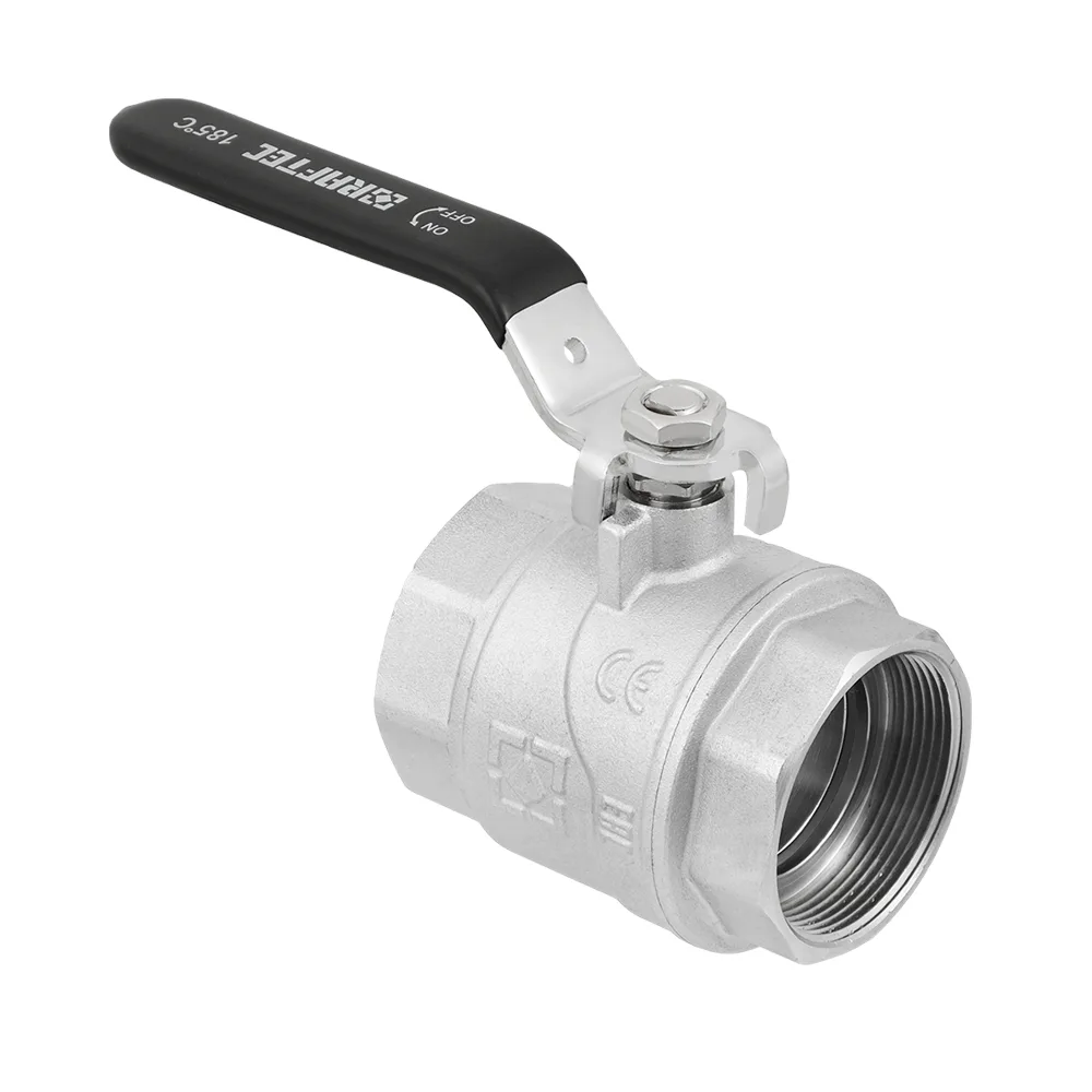 Кран кульовий Raftec BLACK PN25 ВВ 2" ручка DRH6