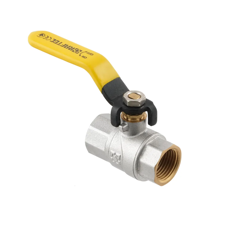 Кран кульовий Raftec YELLOW PN40 ВВ 1/2" ручка GRH1