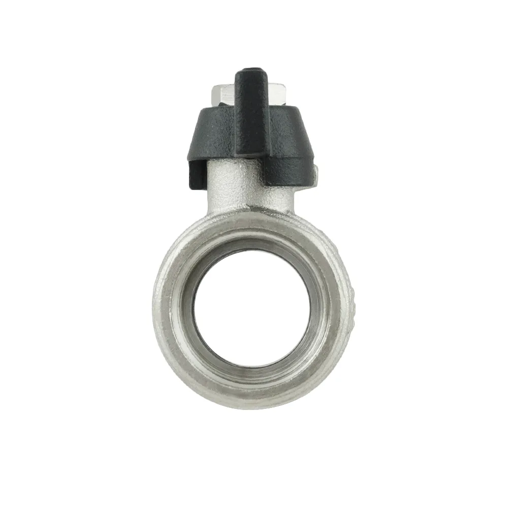 Кран кульовий Raftec BLACK PN40 ВЗ 3/4" метелик DRB21