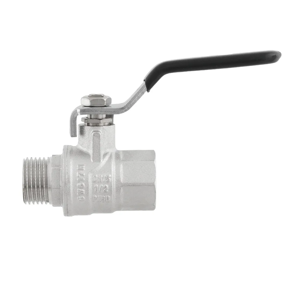 Кран кульовий Raftec BLACK PN50 ВЗ 1/2" ручка DRH11