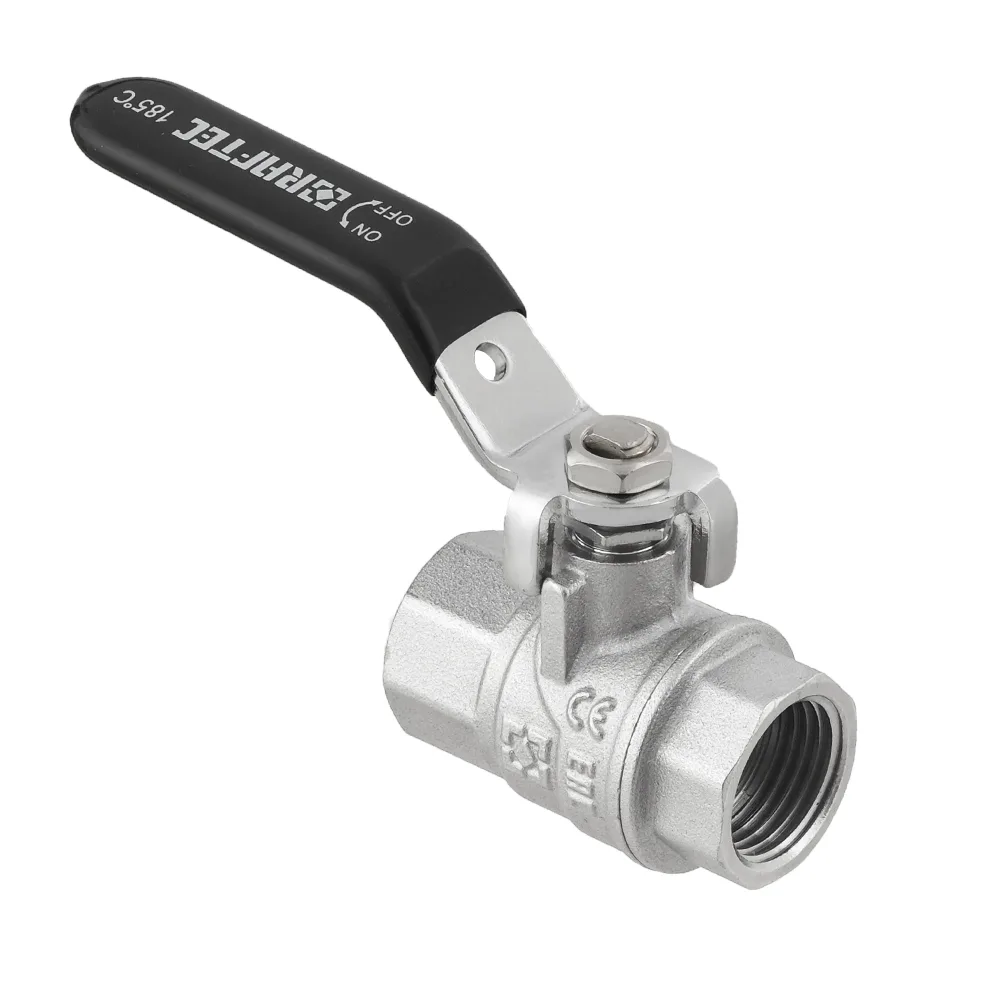 Кран кульовий Raftec BLACK PN50 ВВ 1/2" ручка DRH1