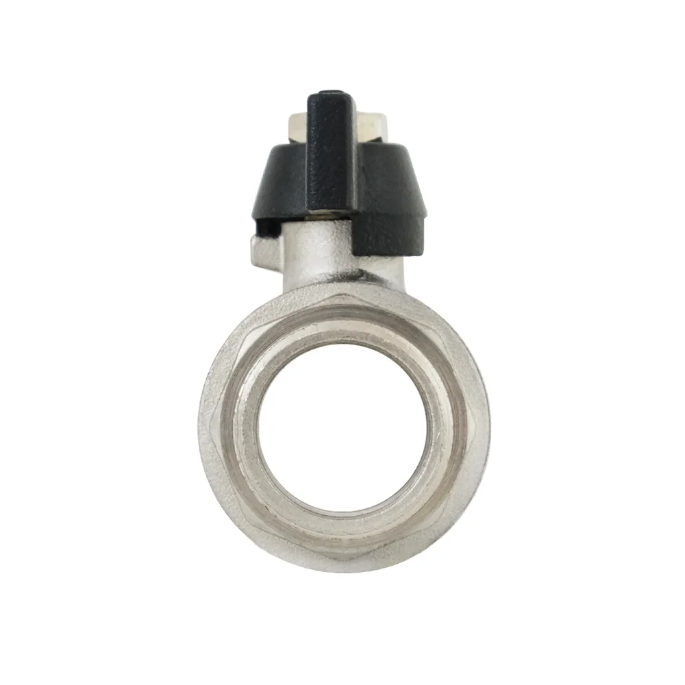 Кран кульовий Raftec BLACK PN40 ВВ 3/4" метелик DRB2
