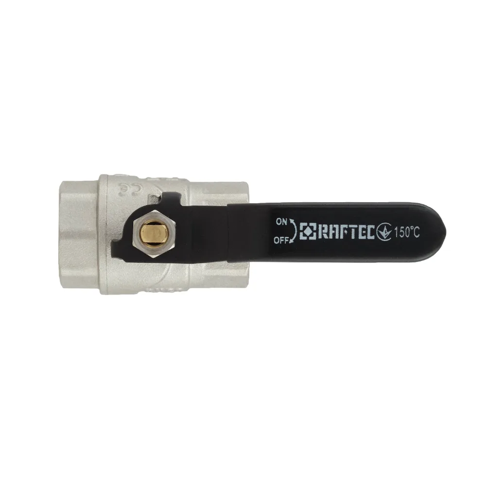 Кран кульовий Raftec BLACK PN40 ВВ 3/4" ручка DRH2