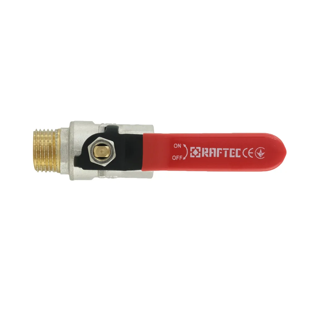 Кран кульовий Raftec RED PN40 ВЗ 1/2" ручка CBH-011