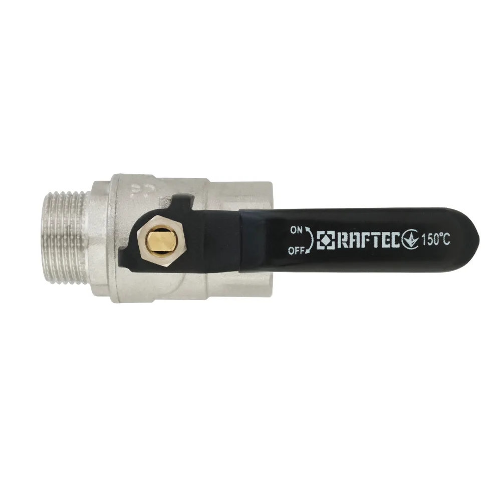 Кран кульовий Raftec BLACK PN40 ВЗ 3/4" ручка DRH21