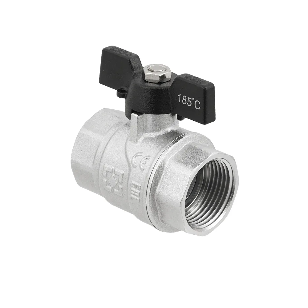 Кран кульовий Raftec BLACK PN40 ВВ 1" ручка DRB3