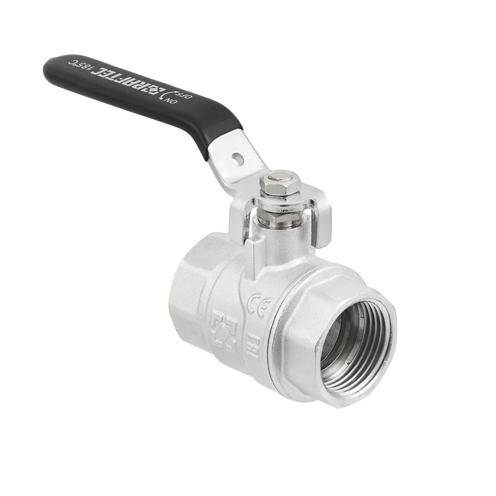 Кран кульовий Raftec BLACK PN40 ВВ 1" ручка DRH3