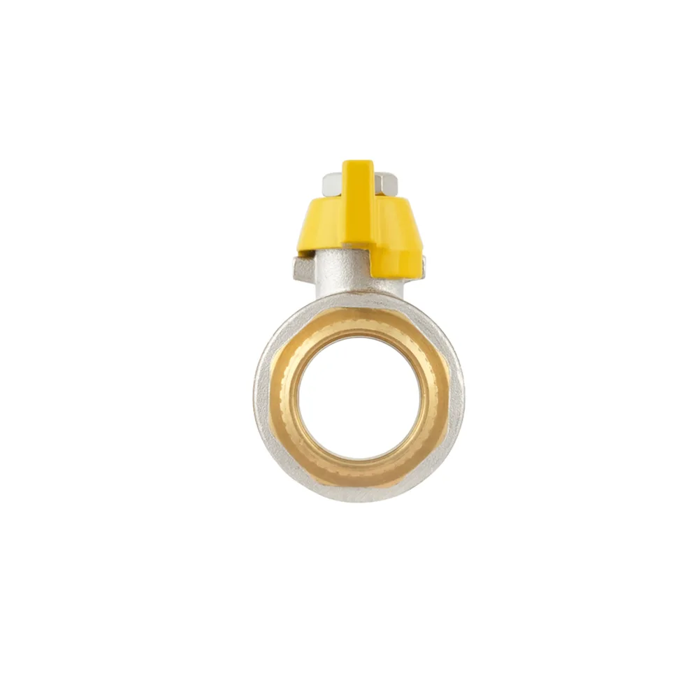 Кран кульовий Raftec YELLOW PN40 ВВ 1/2" метелик GRB1