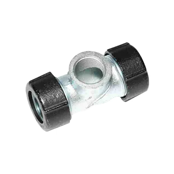 GEBO QUICK QT затискний трійник з різьбою DN20 24.6-27.3 мм x3/4" x24.6-27.3 мм