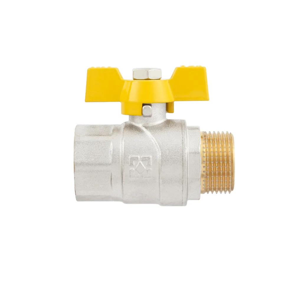 Кран кульовий Raftec YELLOW DN20 (3/4’’) ЗВ метелик GRB21