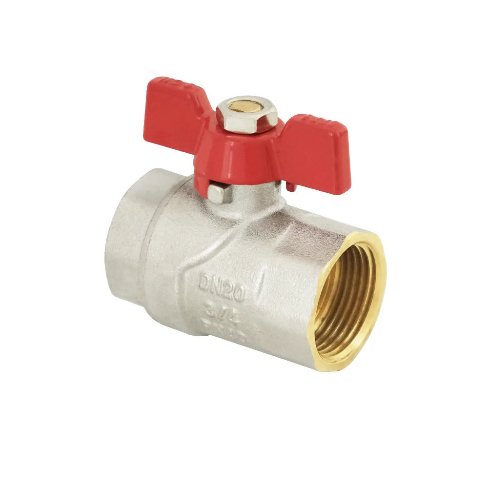 Кран кульовий Raftec RED PN40 ВВ 3/4" метелик CBB-02