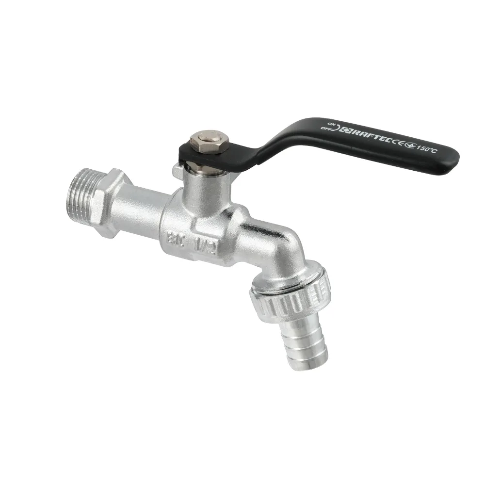 Кран кульовий поливальний Raftec PN40 ЗЗ 1/2 " KP01