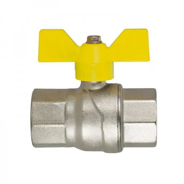 Кран кульовий ЭКО PN20 ВВ 3/4" EKB-02-Y метелик