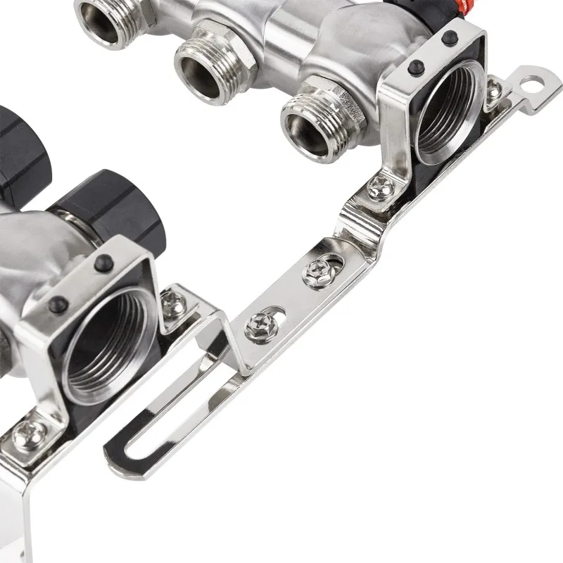 Колектор з витратомірами Raftec STEEL 1"х6 RC03-06