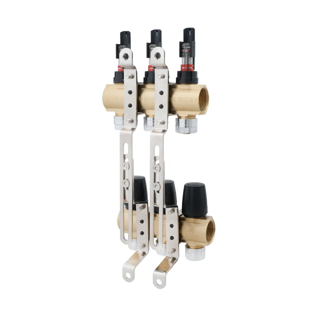 Колектор з витратомірами Raftec GOLD 1"х3
