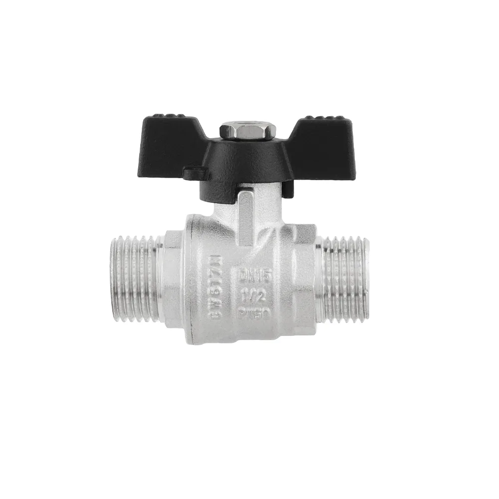 Кран кульовий Raftec BLACK PN50 ЗЗ 1/2’’ метелик DRB1111