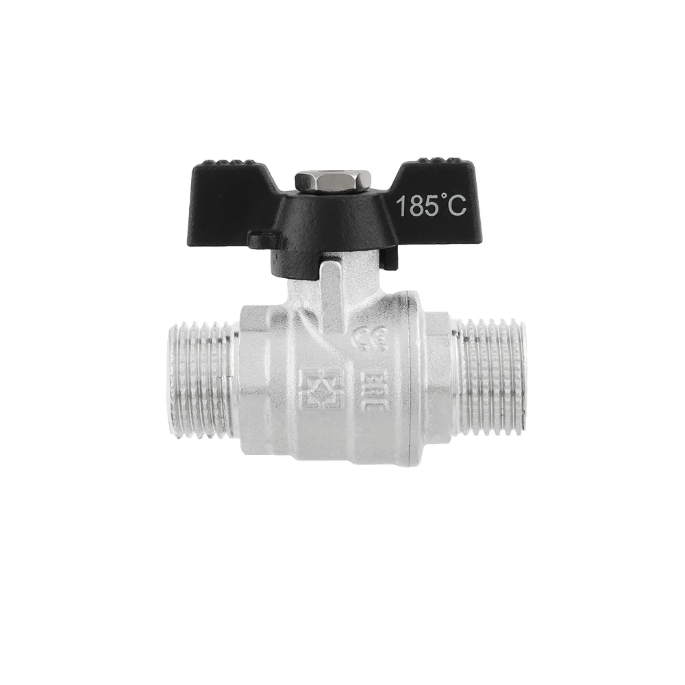 Кран кульовий Raftec BLACK PN50 ЗЗ 1/2’’ метелик DRB1111
