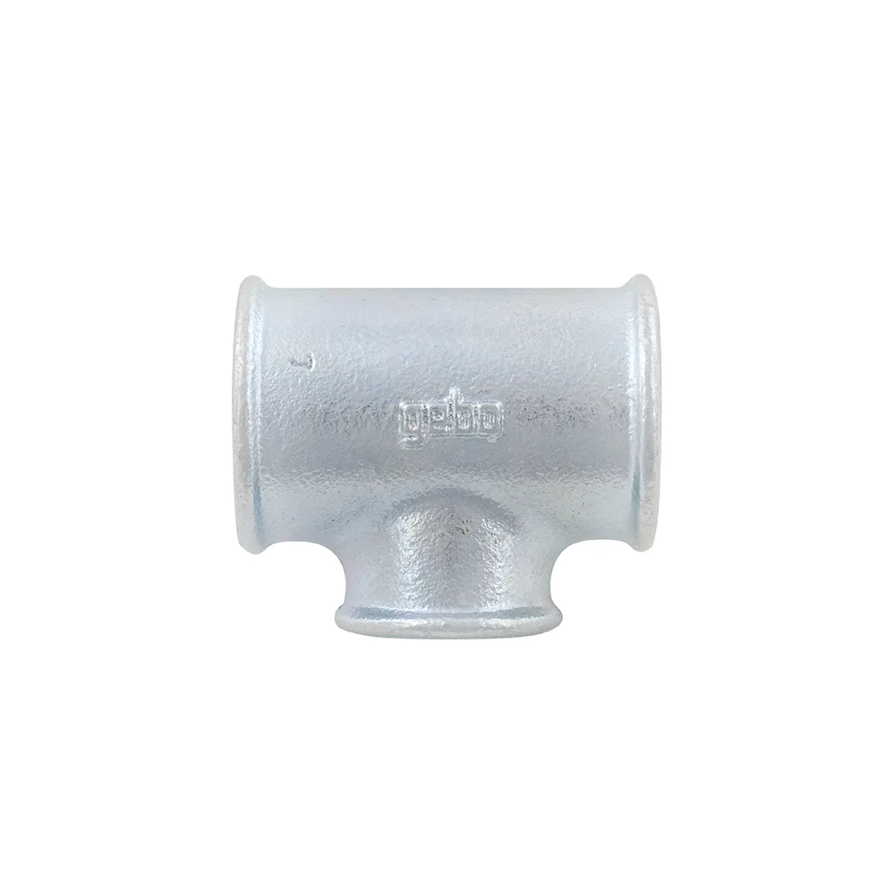 Трійник оцинкований Gebo редукційний ВВВ DN40хDN32хDN40 1 1/2"х1 1/4"х1 1/2"