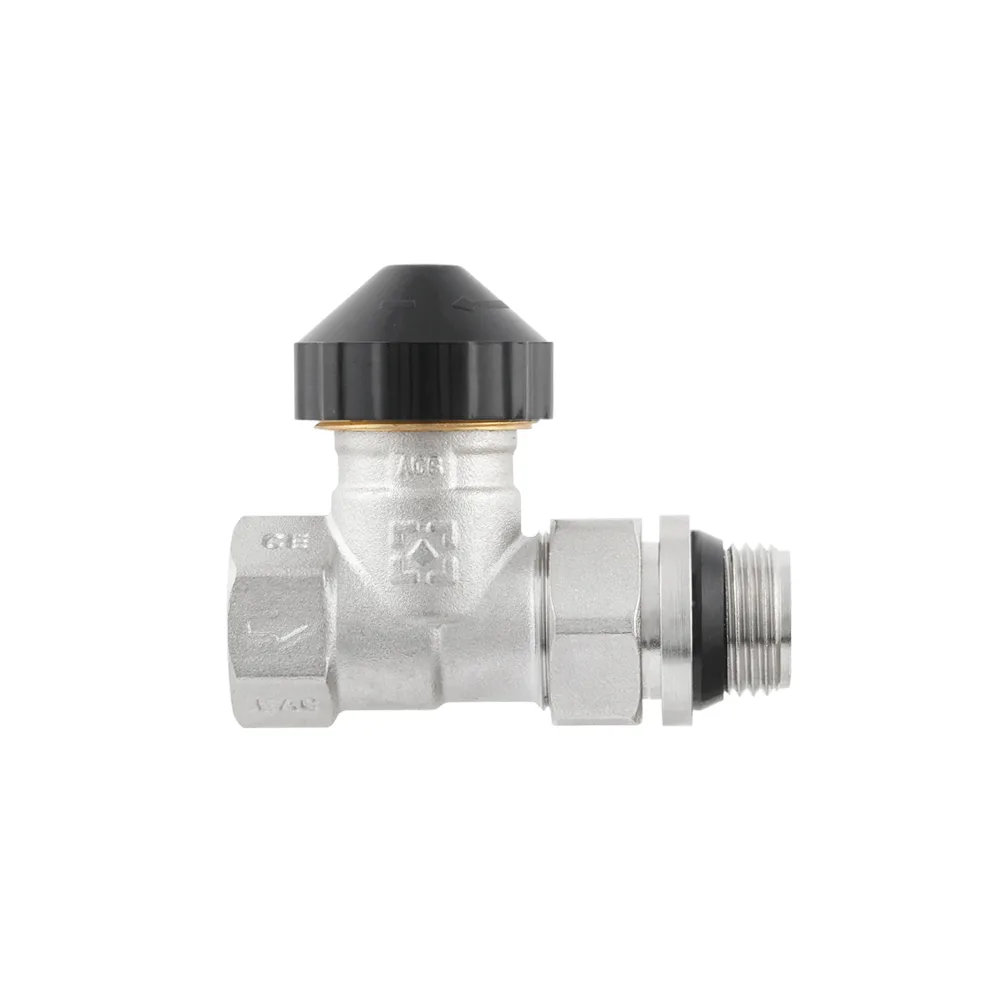 Клапан термостатичний прямий Raftec 1/2"х1/2" (під термо) M30×1.5 (PKPT 11)