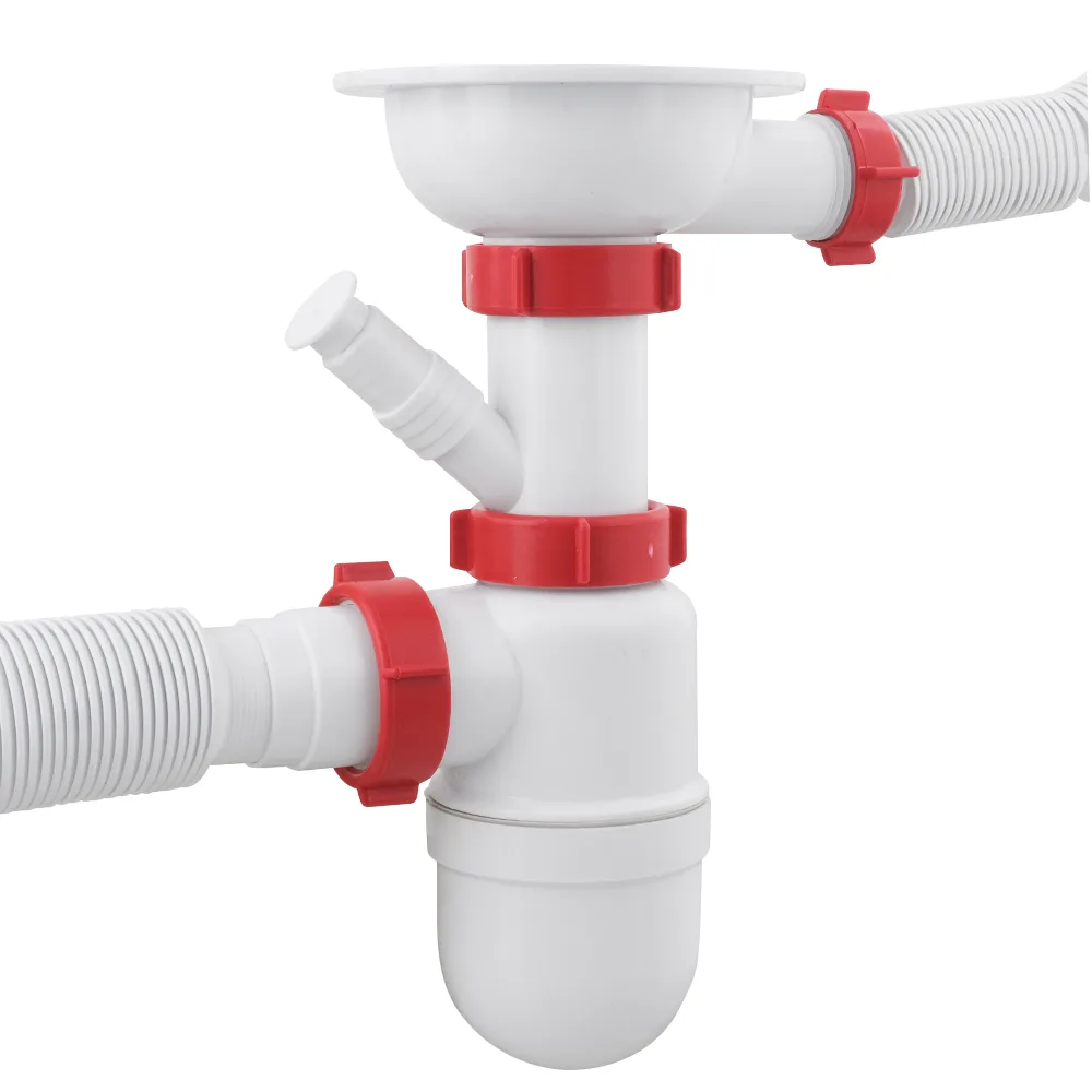 Сифон для мийки PLM 3 1/2"x40 з різьбовим випуском/з гофротрубою 40×40/50 PM 40 SF 20 07