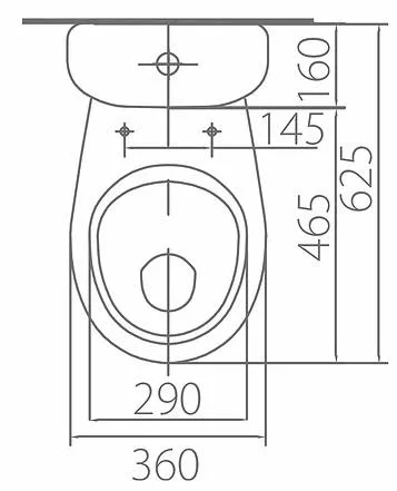 Унітаз-компакт Kolo ANTISPLASH 209905UA