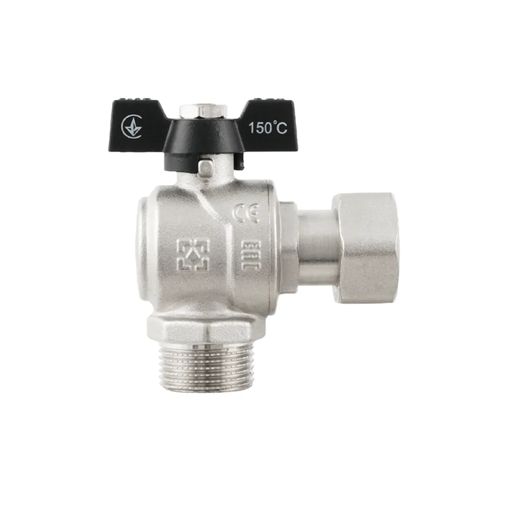 Кран кутовий з накидною гайкою Raftec PN40 ВЗ 3/4" метелик DRBM2