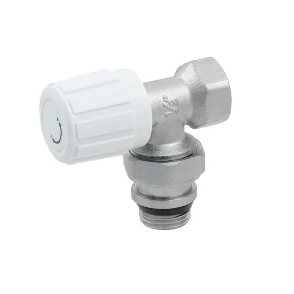 Кран радіаторний кутовий Вентельний PLM 1/2" подача PRAM01