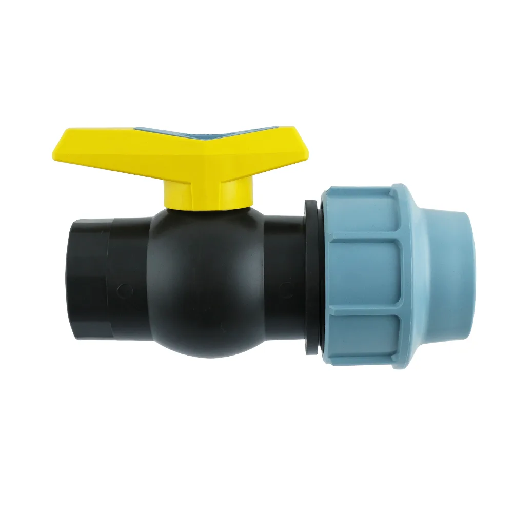 Кран кульовий ПНД SantehPlast 50 мм 1 1/2"