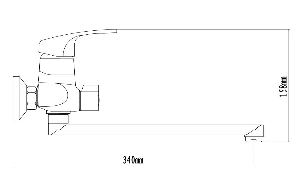 Змішувач для ванни VENTA VB315DC