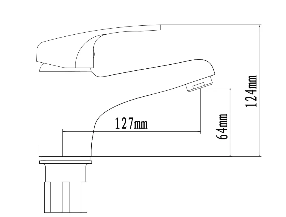 Змішувач для умивальника VENTA VB135SC
