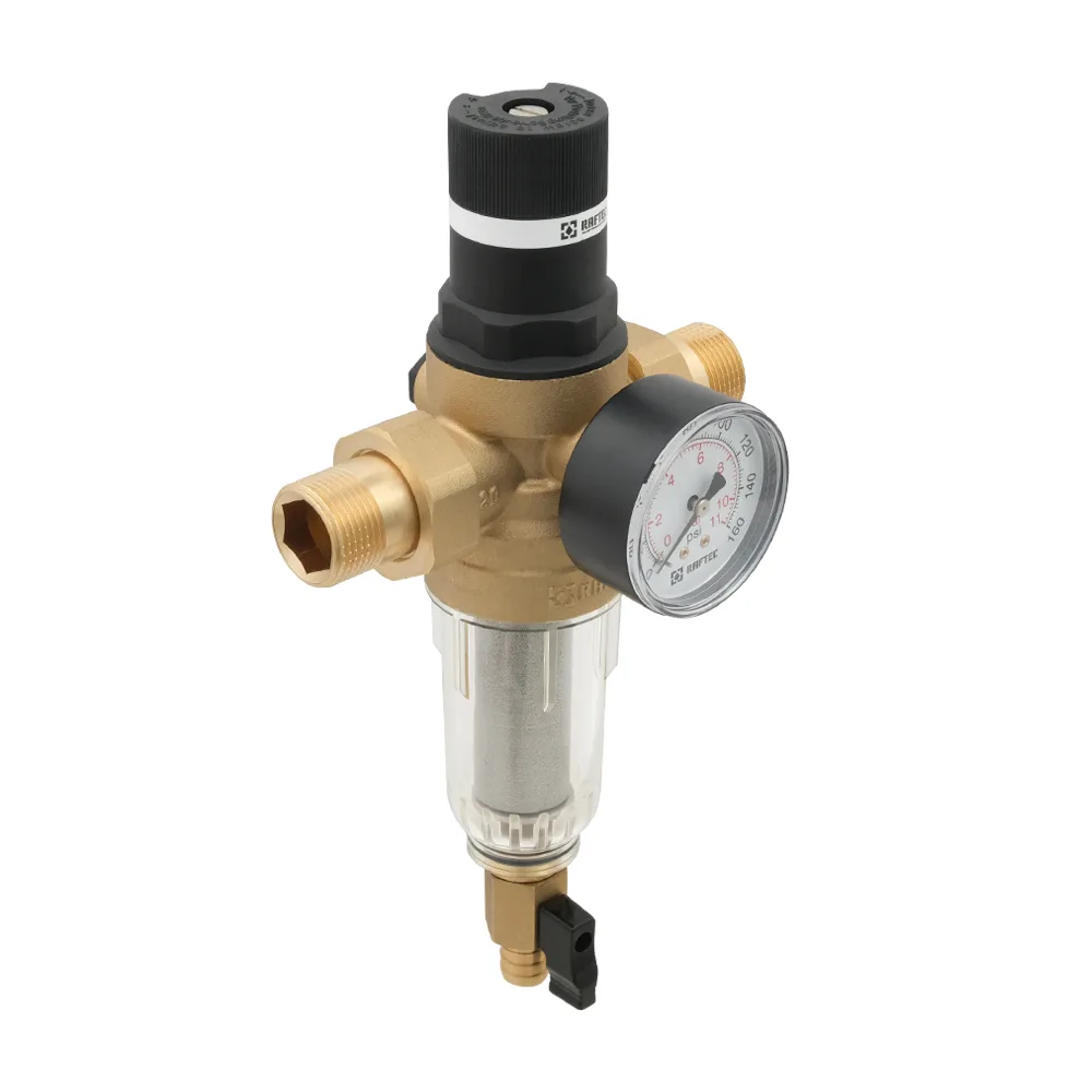 Самопромивний фільтр з редуктором 3/4" Raftec RCFR02-C