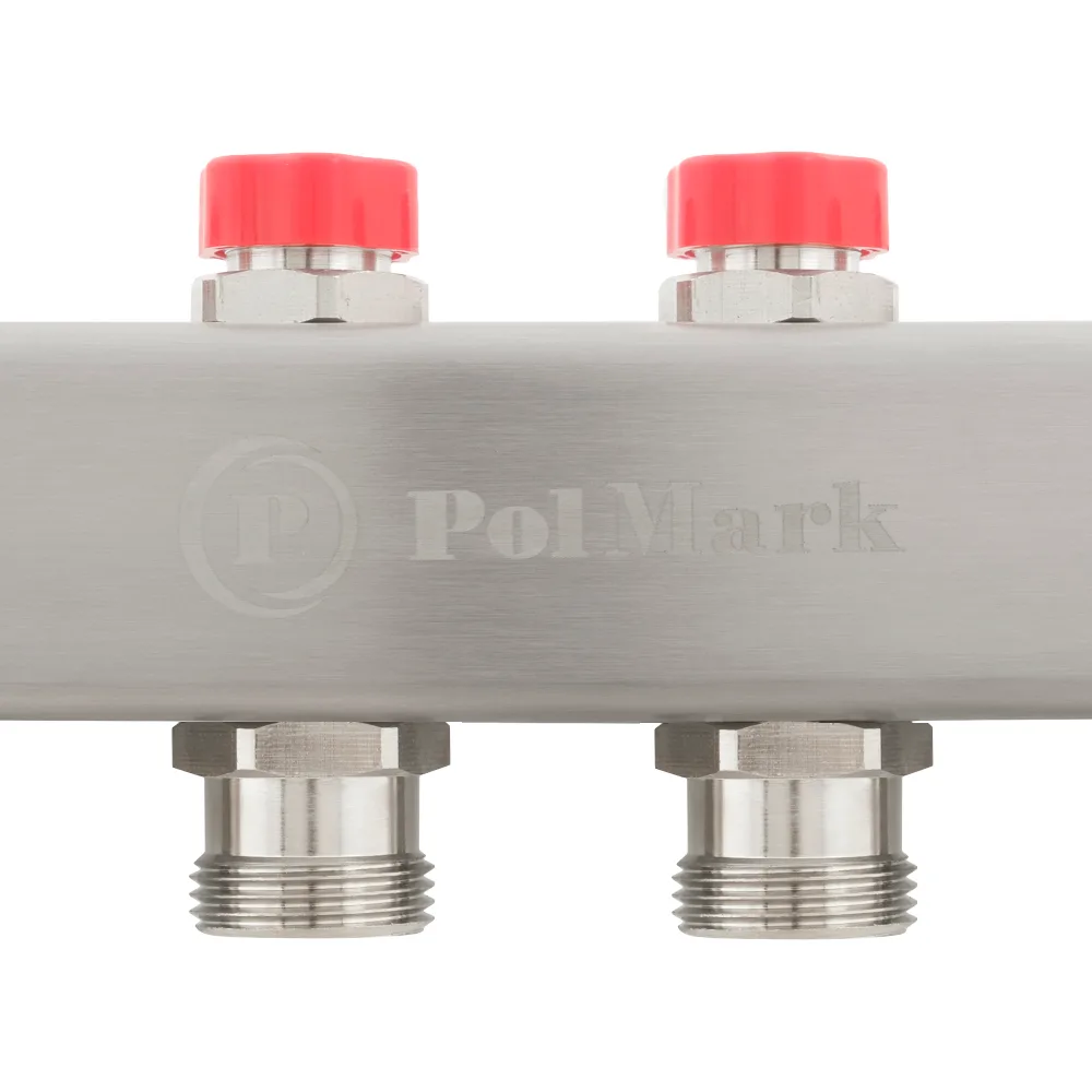 Колектор PLM 1"x3/4" 11 виходів з термоклапанами без євроконусів PSMR111