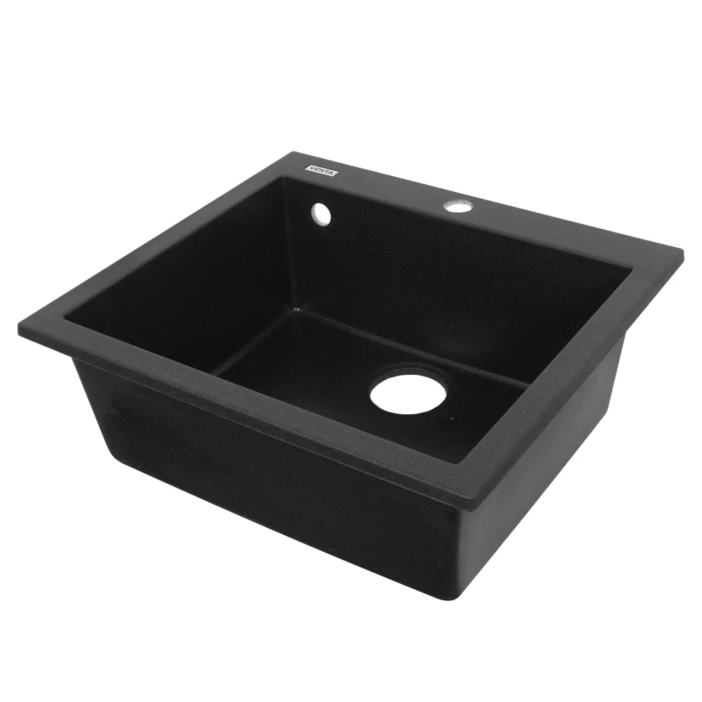 Мийка для кухні VENTA чорний 560×500×200 VS502001