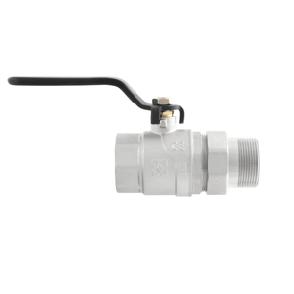 Кран кульовий з американкою Raftec BLACK PN30 ВЗ 1 1/2" ручка DRBS5