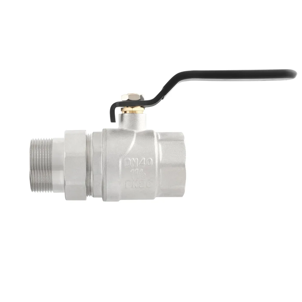 Кран кульовий з американкою Raftec BLACK PN30 ВЗ 1 1/2" ручка DRBS5