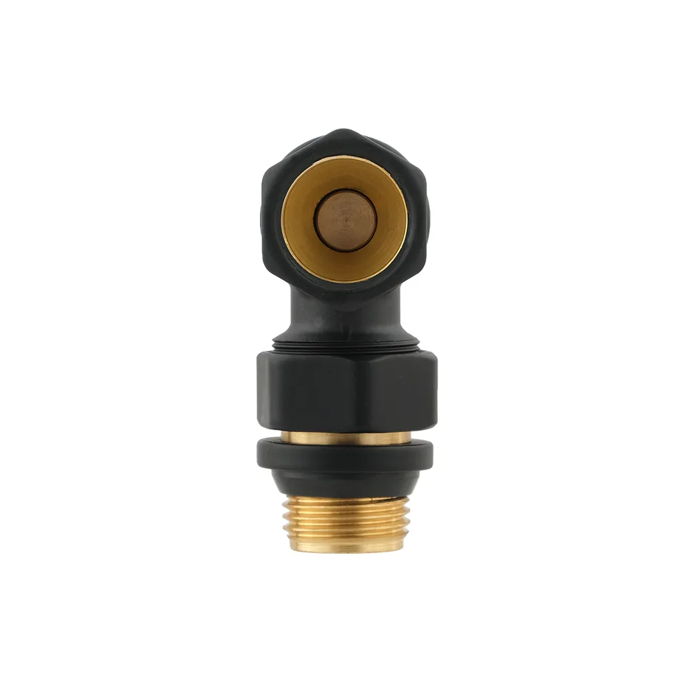 Комплект для підключення радіатора кутовий Raftec BLACK 1/2" DKTU11-B