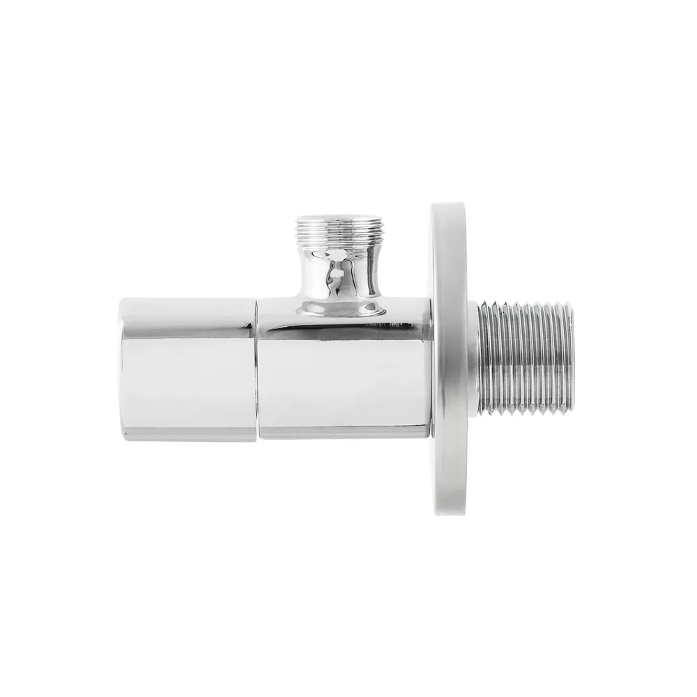 Кран приладовий кутовий Raftec Relo Silver 1/2"х3/8" VKE801005N