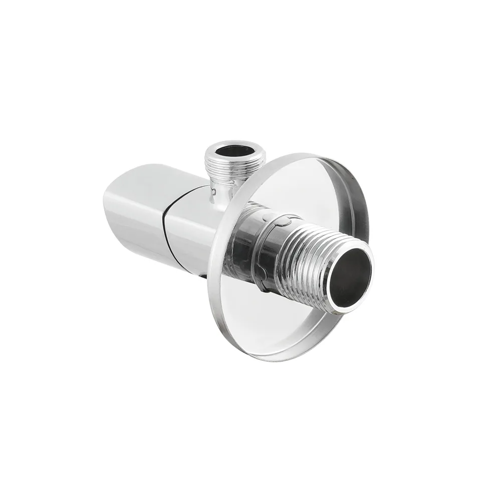Кран приладовий кутовий Raftec Relo Silver 1/2"х3/8" VKE801005N
