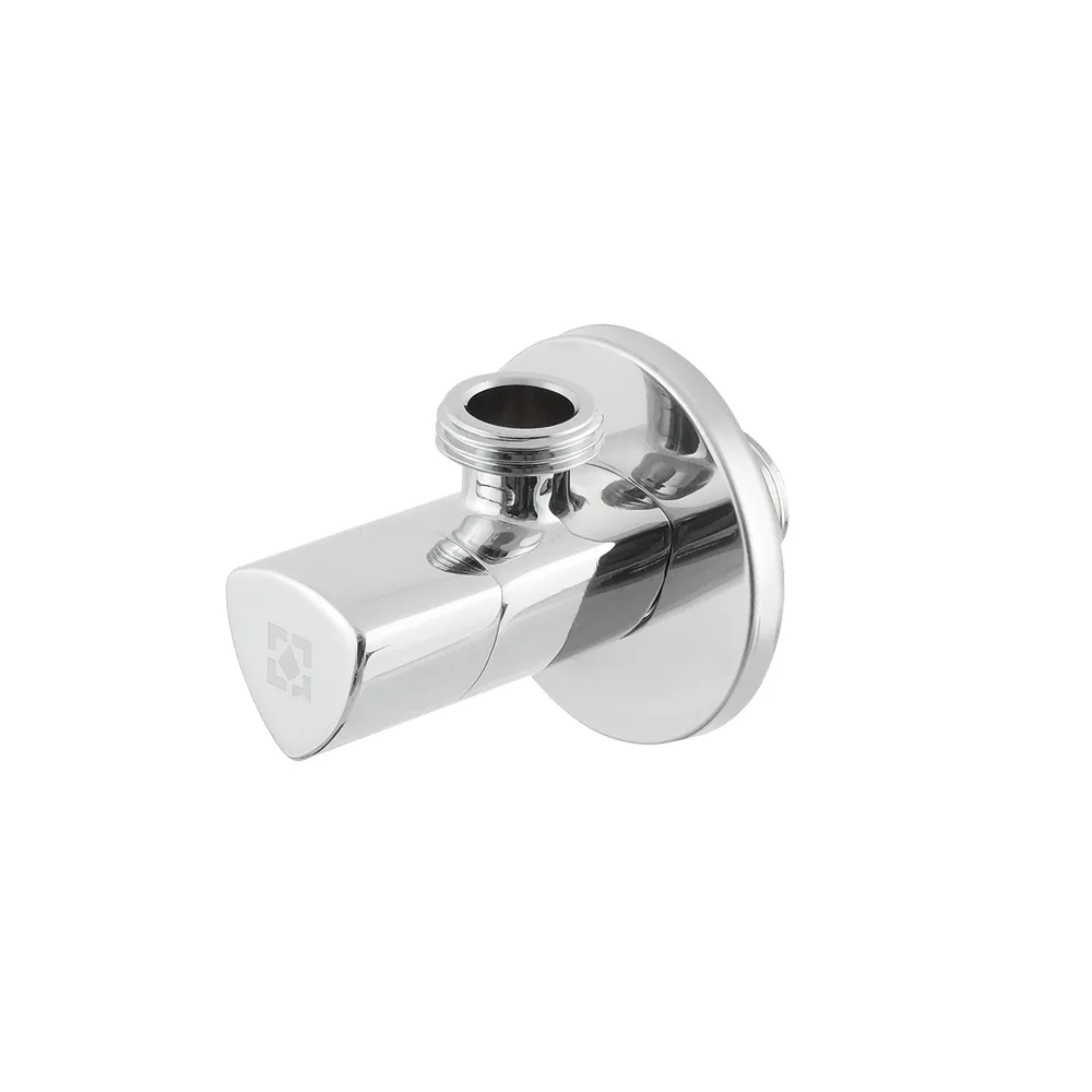 Кран приладовий кутовий Raftec Relo Silver 1/2" VKE80101
